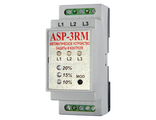 ASP-3RM - для контроля трёхфазной сети с релейным выходом. Программирование уставок в %.